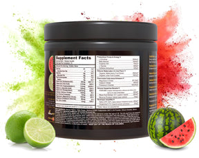 Everyday Gold All-in-one Supplement Powder | Watermelon Lime | Immune Boost Multivitamin | Preworkout | Electrolytes | Nootropics | Keto-Friendly | Vegan Certified