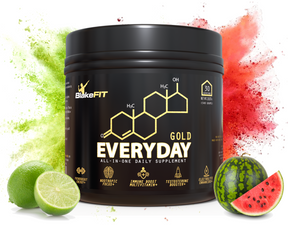 3-Pack Everyday Gold All-in-one Supplement Powder | Watermelon Lime | Immune Boost Multivitamin | Preworkout | Electrolytes | Nootropics | Keto-Friendly | Vegan Certified